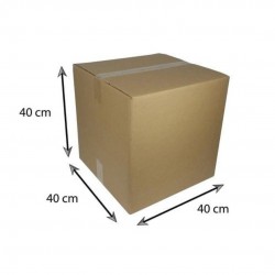 Caixa de Papelão para Mudança Nº2 Reforçada 40x40x40cm