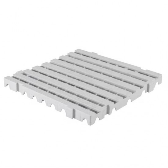 Estrado Plástico Modular Pesado 50x50x4,5cm SH050 Branco