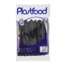 Faca Descartável Refeição Master Plastfood Preto com 50 unid. Faca Descartável Refeição Master Plastfood Preto com 50 unid.