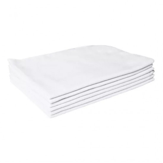 Flanela Branca Araras 38x58cm Flanela Branca Araras 38x58cm