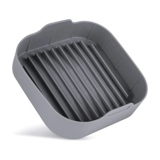 Forma de Cozimento para Fritadeira Elétrica Quadrada 16cm Silicone Mori Forma de Cozimento para Fritadeira Elétrica Quadrada 16cm Silicone Mori