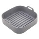 Forma de Cozimento para Fritadeira Elétrica Quadrada 19cm Silicone Mori Forma de Cozimento para Fritadeira Elétrica Quadrada 19cm Silicone Mori