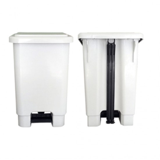 Lixeira com Pedal 50L Attuale - Branca