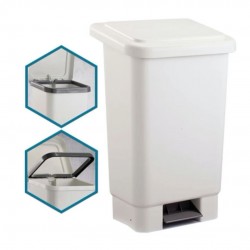 Lixeira com Pedal 50L Attuale - Branca
