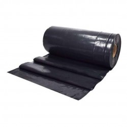 Lona Plástica Preta Fina com 4m de Largura - por Metro Linear