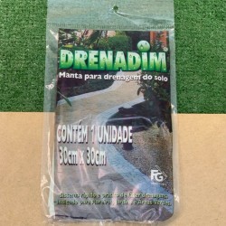 Manta para Drenagem do Solo Drenadim 30x30cm
