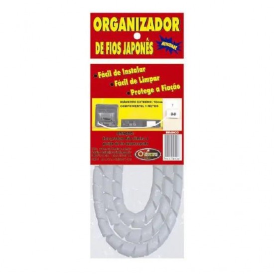 Organizador de Fios Overtime Japonês Branco Organizador de Fios Overtime Japonês Branco