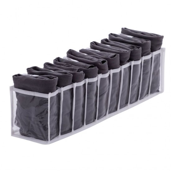 Organizador de Gavetas Colmeia Transparente 10x40x10cm Paramount