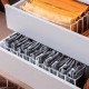 Organizador de Gavetas Colmeia Transparente 10x40x10cm Paramount