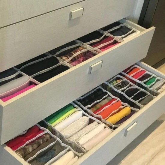 Organizador de Gavetas Colmeia Transparente 20x40x10cm Paramount Organizador de Gavetas Colmeia Transparente 20x40x10cm Paramount