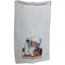 Pano de Prato Decorado 12 Batidas Pano Sul Sarja