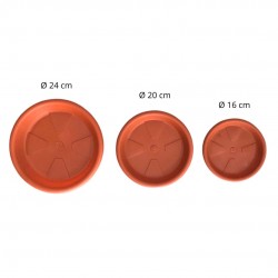 Prato Redondo para Vaso n°16 FG Cerâmica Prato Redondo para Vaso n°16 FG Cerâmica