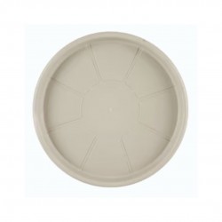 Prato Redondo para Vaso n°16 FG Cinza Prato Redondo para Vaso n°16 FG Cinza