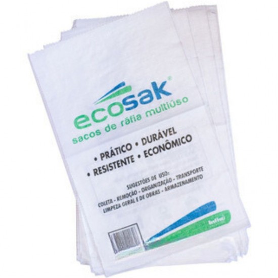 Saco para Entulhos Ecosak 50x70cm com 5 unid. Saco para Entulhos Ecosak 50x70cm com 5 unid.