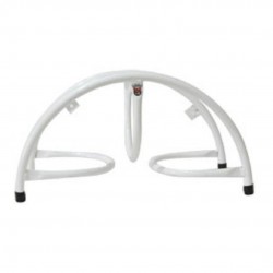 Suporte Fixo para Mangueira Americana Meia Lua - Branco