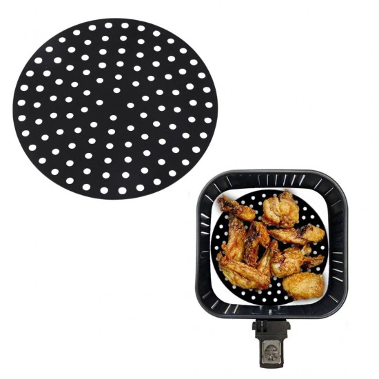 Tapete de Silicone Redondo para Fritadeira Elétrica 20cm Mori Tapete de Silicone Redondo para Fritadeira Elétrica 20cm Mori