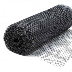 Tela Plástica para Viveiro com 1m de Altura - por Metro - Preta