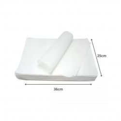 Toalha Americana de Papel 25x35cm com 500 unid. Branco Liso