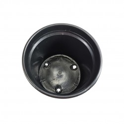 Vaso Plástico Redondo n°0 Treplast Preto Vaso Plástico Redondo n°0 Treplast Preto