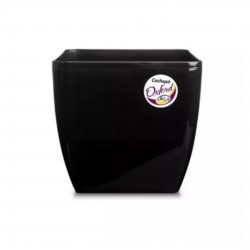 Vaso Quadrado Cachepô n°16 Okla Oxford - Preto