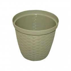 Vaso Cachepô n°16 FG Rattan - Cinza Vaso Cachepô n°16 FG Rattan - Cinza