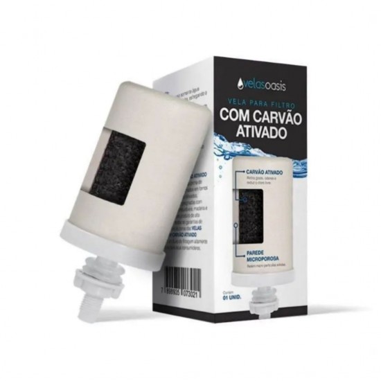 Vela para Filtro com Carvão Ativado Oasis Vela para Filtro com Carvão Ativado Oasis