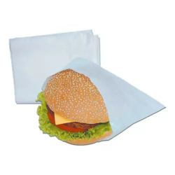 Saco Plástico Leitoso para Hambúrguer 15x20cm Boca Estreita com 1Kg Saco Plástico Leitoso para Hambúrguer 15x20cm Boca Estreita com 1Kg