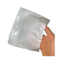 Saco Plástico Leitoso para Hambúrguer 20x20cm Abertura Lateral com 1Kg Saco Plástico Leitoso para Hambúrguer 20x20cm Abertura Lateral com 1Kg