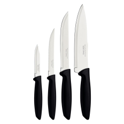 Conjunto p/ Churrasco Tramontina Plenus 4 peças Preto