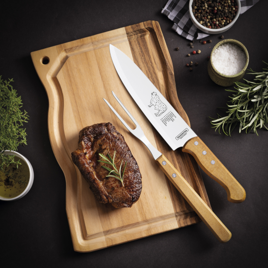 Conjunto para Churrasco Inox 3 peças Tramontina Dynamic