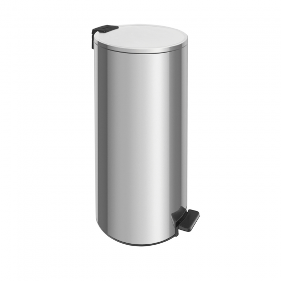 Lixeira Inox com Pedal 30L Tramontina Loop